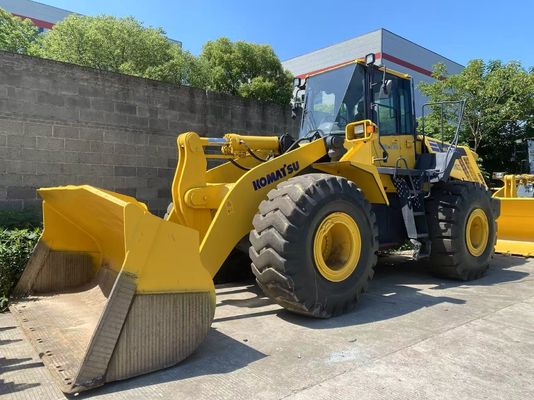 کیفیت  Used Komatsu WA470 Wheel Loader with 204 KW Engine 1 Year Warranty for Earthmoving Machinery کارخانه