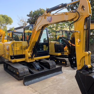 ساخت و ساز رنگ زرد Cat305 حفاری دست دوم حفاری استفاده شده Caterpillar 5400kg