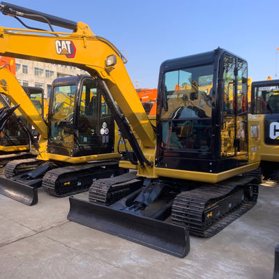 ساخت و ساز رنگ زرد Cat305 حفاری دست دوم حفاری استفاده شده Caterpillar 5400kg