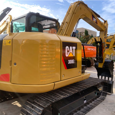 قدرتمندی زرد هیدرولیک استفاده شده CAT Excavator Crawler نوع 2nd Hand Diggers CAT308D