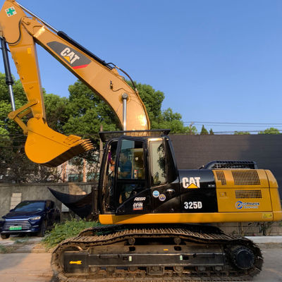 کشاورزی استفاده شده CAT Excavator دست دوم Backhoe Excavator CAT325D رنگ زرد