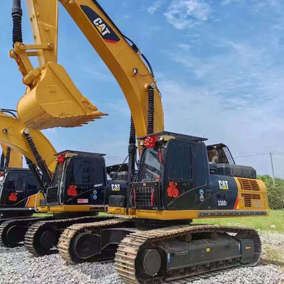 CAT336D هیدرولیک استفاده شده CAT Excavator قوی دست دوم زمین ماشین آلات حرکت