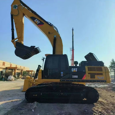 CAT336D هیدرولیک استفاده شده CAT Excavator قوی دست دوم زمین ماشین آلات حرکت