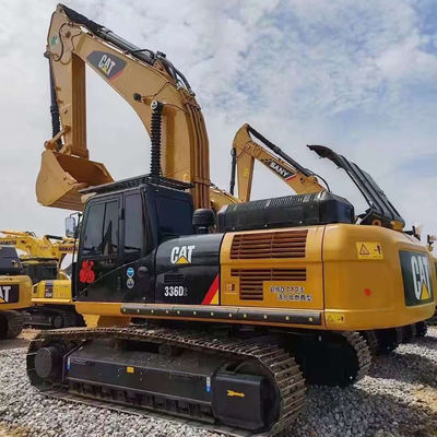 CAT336D هیدرولیک استفاده شده CAT Excavator قوی دست دوم زمین ماشین آلات حرکت