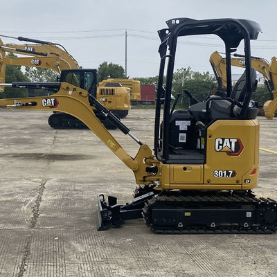 16.1kW استفاده شده CAT Excavator مینی Diggers Cat301.7 دست دوم کار بدون مشکل