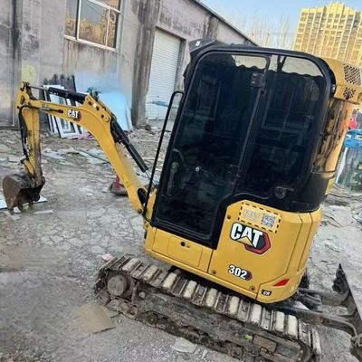 مواد دستکاری قدیمی مینی حفاری حفاری Cat302 زمین ماشین آلات حرکت