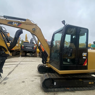 ماشین آلات ساختمانی دست دوم استفاده شده حفاری Cat306E2 34.7kw برای ساخت جاده