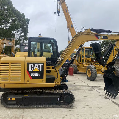 ماشین آلات ساختمانی دست دوم استفاده شده حفاری Cat306E2 34.7kw برای ساخت جاده