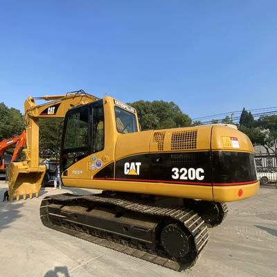 10T CAT320C ماشین آلات ساختمانی استفاده شده ماشین آلات کاوشگر گوزن 110kW