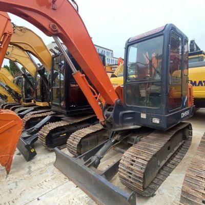زمین های کشاورزی استفاده شده مینی حفاری DOOSAN 55 Crawler Excavator تجهیزات ساختمانی