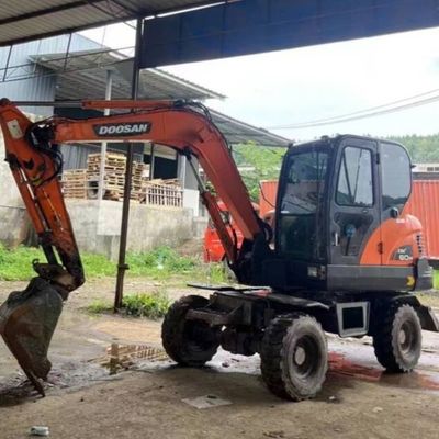 مینی چرخ استفاده شده حفاری حفاری DOOSAN DH60 حفاری دست دوم 5550 kg