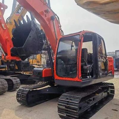 استفاده شده دوسان DH140 12 تن خزنده حفاری زمین قدیمی ماشین آلات جابجایی