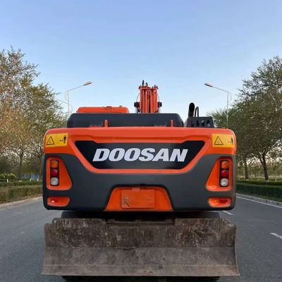 Doosan DX210W حفاری چرخ استفاده شده هیدرولیک مینی حفاری دست دوم 20100 kg