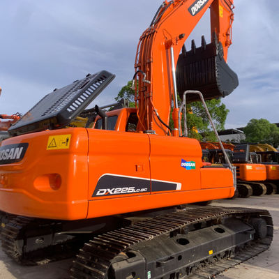 1900rpm استفاده شده DOOSAN Excavator DX225LC-9C تجهیزات ساختمانی 21800kg