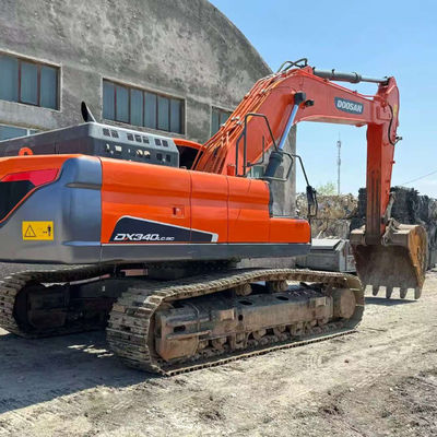 کاوشگر هیدرولیک استفاده شده Doosan DX340 تجهیزات حفاری زمین دست دوم