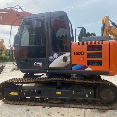 هیتاشی ZX120 استفاده شده کاوشگر نوع خزنده حفاری دست دوم 12 تن