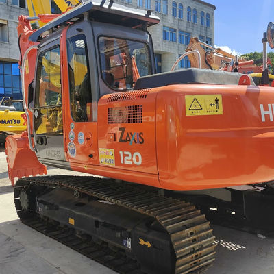 هیتاشی ZX120 استفاده شده کاوشگر نوع خزنده حفاری دست دوم 12 تن