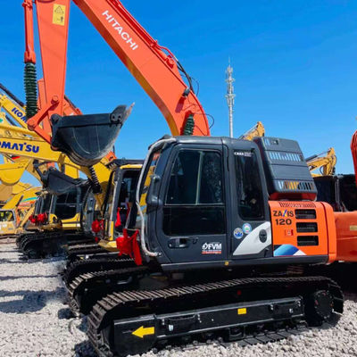ماشین حفاری استفاده شده Hitachi ZX120 برای ساخت و ساز شهری