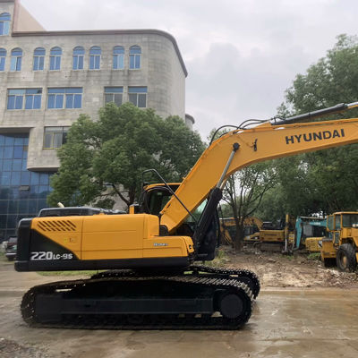 ماشین حفاری هیوندای 220lc-9s ماشین آلات ساختمانی 22400kg