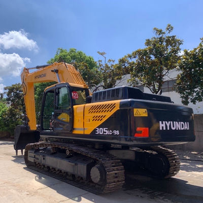 30200kg استفاده شده Hyundai Excavator HYUNDAI 305LC-9S 198KW ماشین حفاری خزنده