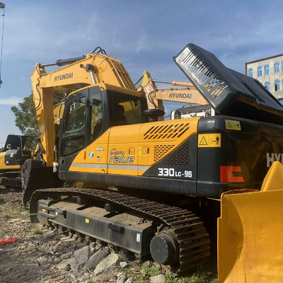 تجهیزات جابجایی زمین استفاده شده هیوندای 330 کرولر Excavator 32.84 تن دست دوم