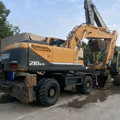 هیوندای 210W-9 استفاده شده چرخ حفاری تجهیزات ساختمانی هیوندای 20560kg