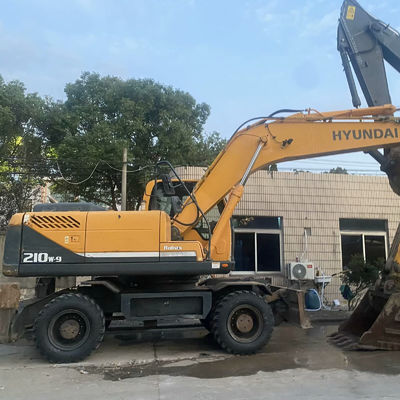 هیوندای 210W-9 استفاده شده چرخ حفاری تجهیزات ساختمانی هیوندای 20560kg