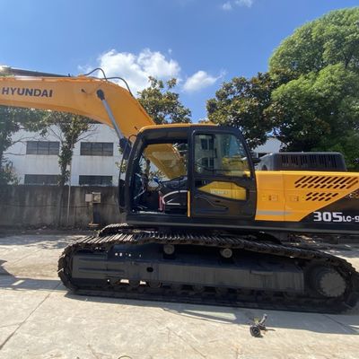 125KW استفاده شده Hyundai Excavator هیوندای 305lc-9s هیدرولیک کاوشگر کاوشگر زرد رنگ