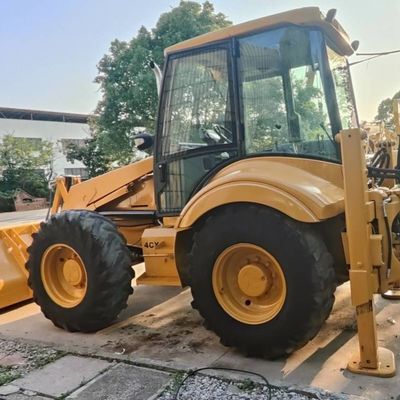 74.6kW JCB 4CX بارگذاری مورد استفاده زرد 4378kg لیفت دست دوم بارگذاری باکسو چرخ در حال حرکت