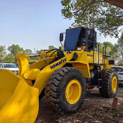 کار سنگین 146kW Komatsu WA380 استفاده شده چرخ بارگیری 5 تن بار برای کشاورزی