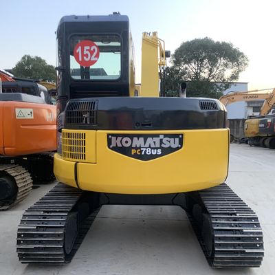 حفاری کاماتسو استفاده شده Pc78 7.67 تن حفاری خزنده دست دوم برای ساخت و ساز