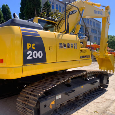 استفاده شده Komatsu PC200 Excavator Backhoe ماشین آلات ساخت و ساز دست دوم خنک کننده آب