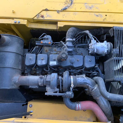 نوع خزنده Komatsu Pc220 حفاری دست دوم 23100kg ظرفیت سطل 1m3