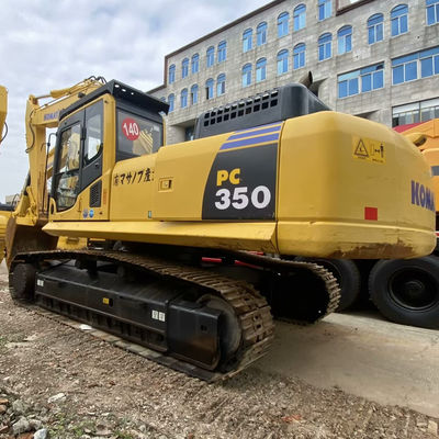 رنگ زرد Komatsu PC350 استفاده شده Komatsu Excavers 32300kg برای معادن ساختمانی