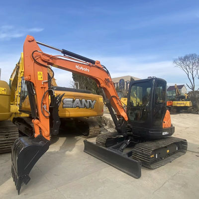 مینی حفاری ساختمانی Kubota 161-3 5675kg برای مهندسی ساخت و ساز