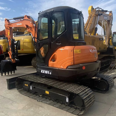 مینی حفاری ساختمانی Kubota 161-3 5675kg برای مهندسی ساخت و ساز