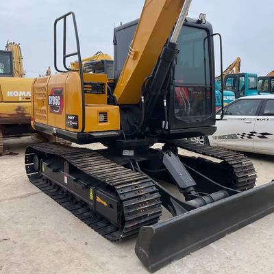 زرد استفاده شده مینی ماشین حفاری SANY 95c حفاری دست دوم 9180kg