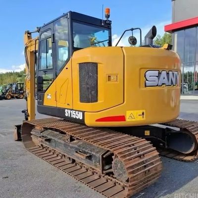 مینی هیدرولیک استفاده شده Sany Excavator SANY155U Excavator ساخت و ساز قدیمی