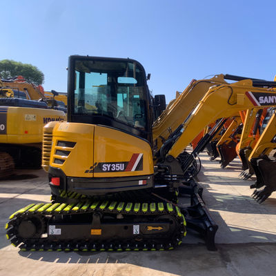 ماشین حفاری هیدرولیک استفاده شده SANY 35U ماشین آلات حرکت زمین 3780 kg