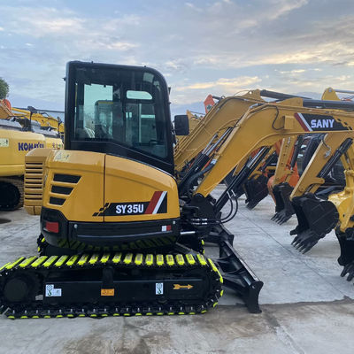 ماشین حفاری هیدرولیک استفاده شده SANY 35U ماشین آلات حرکت زمین 3780 kg