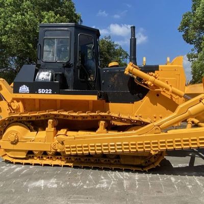 162KW استفاده شده SHANTUI SD22 کرولر بولدوزر ساخت و ساز تجهیزات کشاورزی