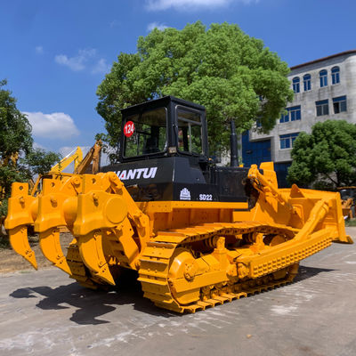SHANTUI SD22 استفاده شده هیدرولیک کرولر بلدوزر 23400kg برای ساخت و ساز