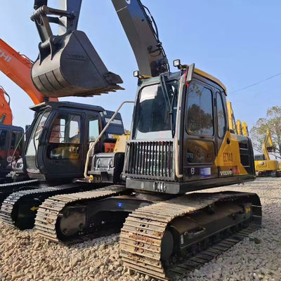 VOLVO EC140 حفاری هیدرولیک استفاده شده 77KW حفاری قدیمی ولوو کرولر کارایی بالا