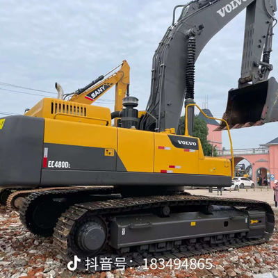 تجهیزات حفاری هیدرولیک استفاده شده VOLVO EC480 مصرف سوخت برای تخریب