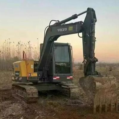 ولوو 80D استفاده شده مینی Excavator Digger 42kw 2100rpm برای ساخت جاده