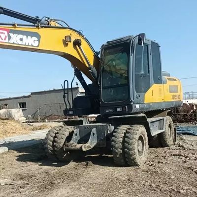 کار سنگین 93kW استفاده شده چرخ حفاری حفاری XCMG150 خزنده حفاری