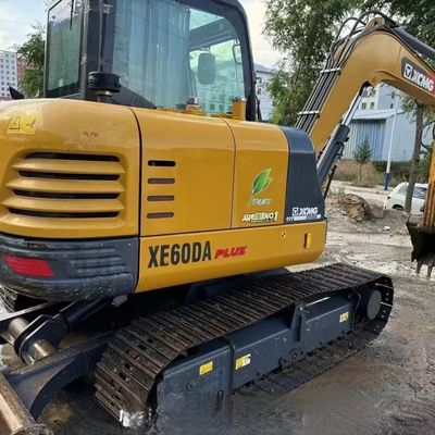موتور دیزل استفاده شده مینی حفاری حفاری XCMG XE60DA حفاری هیدرولیک خزنده