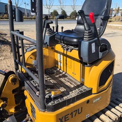 XCMG XE17U هیدرولیک مینی حفاری دست دوم برای ساخت معدن