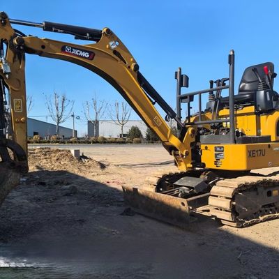 XCMG XE17U هیدرولیک مینی حفاری دست دوم برای ساخت معدن