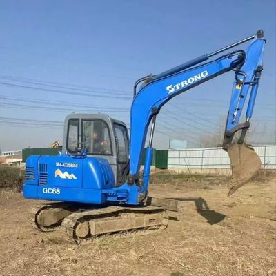 35.5kW کرولر استفاده شده ماشین آلات ساختمانی حفاری دست دوم TRONG GC68